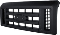 Front Grille Painted Black Shell And Insert Direct Replacement Compatible With 2008-2021 Ford Econoline Van FO1200509 8C2Z8200B