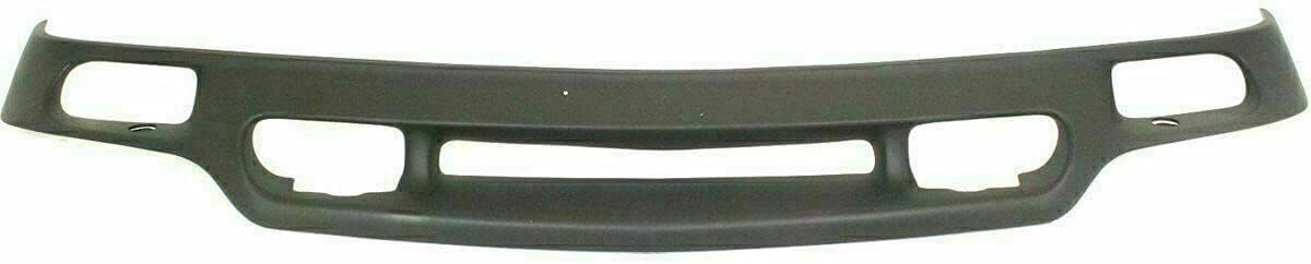 AUTOS PARTS PLUS Front Bumper Chrome Steel With Brackets + Upper Cover Primed + Valance Textured Direct Replacement Compatible With 1999-2002 GMC Sierra/ 2000-2006 Yukon 1500 2500 GM1051104