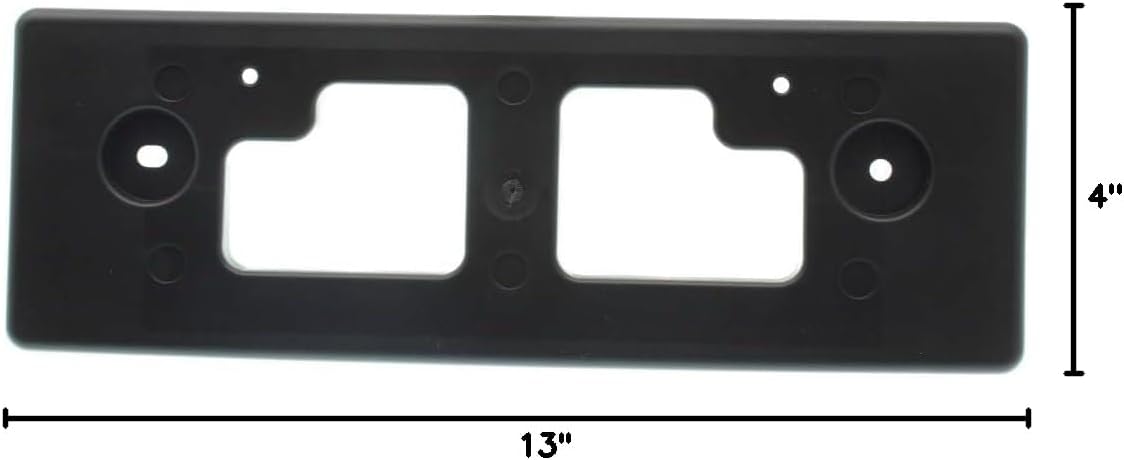 Front License Plate Bracket Textured Direct Replacement Compatible with 2017-2020 Nissan Pathfinder NI1068140 962109PF0A