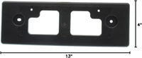 Front License Plate Bracket Textured Direct Replacement Compatible with 2017-2020 Nissan Pathfinder NI1068140 962109PF0A