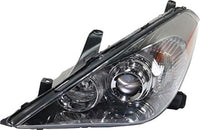 Set Of 2 Front Head Light Assembly Plastic Left Driver & Right Passenger Side Direct Replacement Compatible With 2007-2008 Toyota Solara TO2502186 TO2503186 8115006422 8111006422