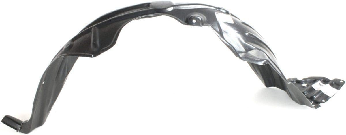 Front Fender Liner Vacuum Form Left Driver Side Direct Replacement Compatible With 2007-2012 Toyota Yaris TO1250120 5387652180
