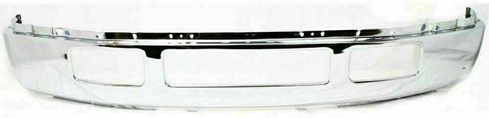 Front Bumper Chrome Steel Direct Replacement Compatible With 2005-2007 Ford F-Series Super Duty FO1002392 5C3Z17757BA