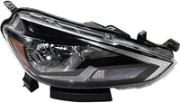 Set Of 2 Front Head Light Assembly Plastic Left Driver & Right Passenger Side Direct Replacement Compatible With 2016-2019 Nissan Sentra NI2503244 NI2502244 260103YU0A 260603YU0A