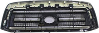 Front Grille Assembly Primed Shell And Insert Direct Replacement Compatible With 2010-2013 Toyota Tundra TO1200345 531000C240C0