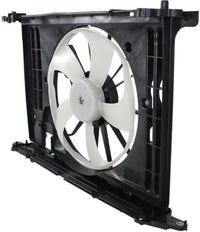 Front Radiator Cooling Fan Assembly Plastic Direct Replacement Compatible with 2009-2013 Toyota Corolla TO3115156 167110T040-PFM