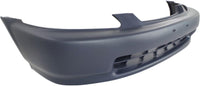 Front Bumper Cover Primed Direct Replacement Compatible With 1996-1998 Honda Civic HO1000172 04711S01A00ZZ