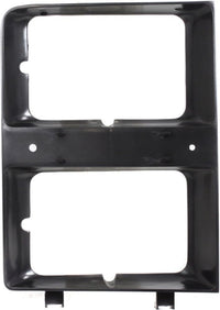 Set Of 2 Front Headlight Bezel With Dual Headlamps Without Molding Right Passenger & Left Driver Side Direct Replacement Compatible With 1983-1984 Chevrolet C/K Series GM2513109