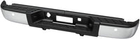Rear Bumper Face Bar & Step Pad Chrome Steel Direct Replacement Compatible With 2007-2013 Chevrolet Silverado/GMC Sierra 1500 GM1103148 20899360-PFM