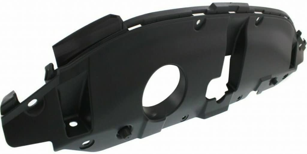Front Radiator Support Cover Textured Direct Replacement Compatible With 2013-2015 Honda Civic HO1224102 71125TR3A01