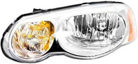 Set Of 2 Front Headlight Assembly Halogen Right Passenger & Left Driver Side Direct Replacement Compatible With 2004-2006 Chrysler Sebring CH2502150 CH2503150 4806037AF 4806036AF