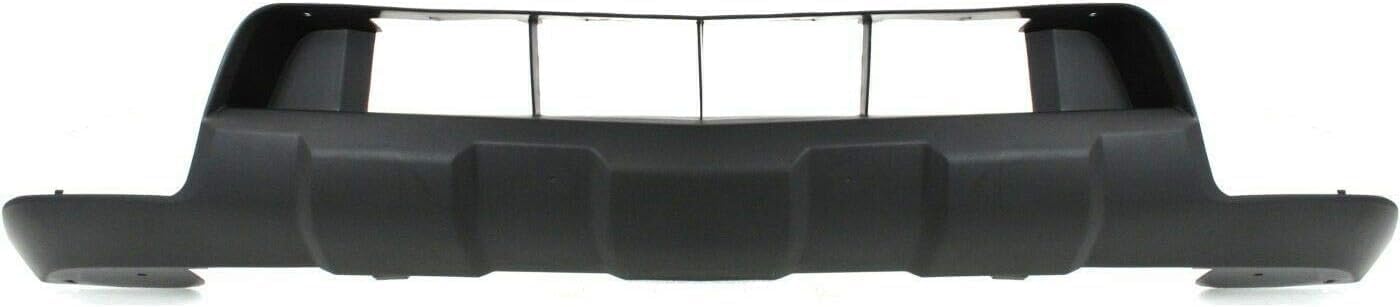 Front Bumper Upper Cover Primed Steel + Lower Valance + Fog Lamp Cover Left Driver & Right Passenger Side Direct Replacement Compatible With 2005-2019 Nissan Frontier NI1014100