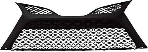 Front Bumper Grille Textured Dark Gray Plastic Direct Replacement Compatible With 2018-2020 Toyota Camry TO1036196 5310206320