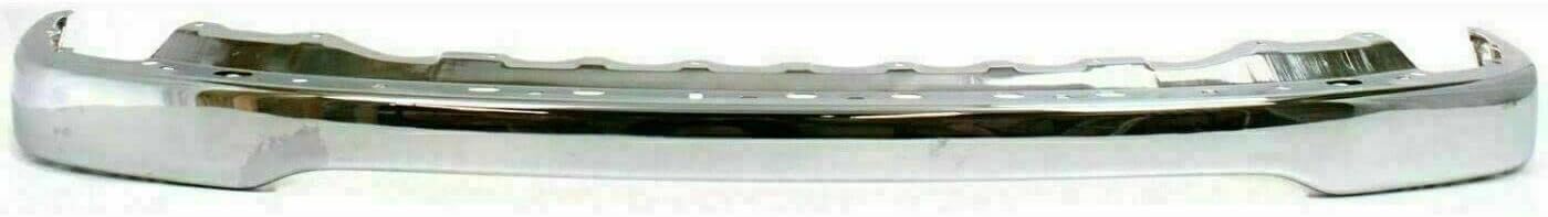Front Bumper Steel + Grille Chrome + Upper Filler + Lower Valance Penal Primed + Head Light Filler Left & Right Side Direct Replacement Compatible With Toyota Tacoma 2001-2004