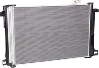 Front A/C Condenser Aluminum Core Direct Replacement Compatible With 2008-2015 Mercedes Benz C-Class / 2010-2017 E-Class MB3030151 2045000654