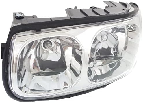 Set Of 2 Front Head Light Assembly Halogen Left Driver & Right Passenger Side Direct Replacement Compatible With 2000-2005 Buick LeSabre GM2502204 GM2503204 25713547 25713548