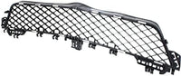 Front Bumper Center Grille Plastic Direct Replacement Compatible With 2012-2015 Mercedes Benz C-Class MB1036151 2048850624
