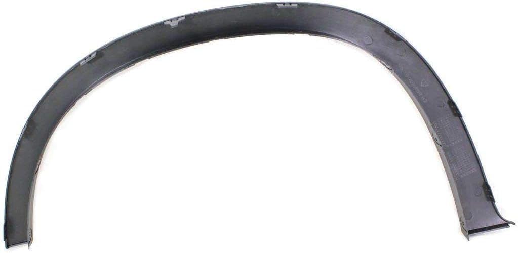 Front Wheel Opening Molding Right Passenger Side Direct Replacement Compatible with 2007-2013 BMW X5 BM1291100 51777158428