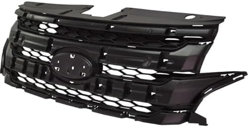 Front Grille Assembly Primed Shell And Insert Direct Replacement Compatible With 2012-2014 Ford Edge FO1223125 CT4Z8A284BA