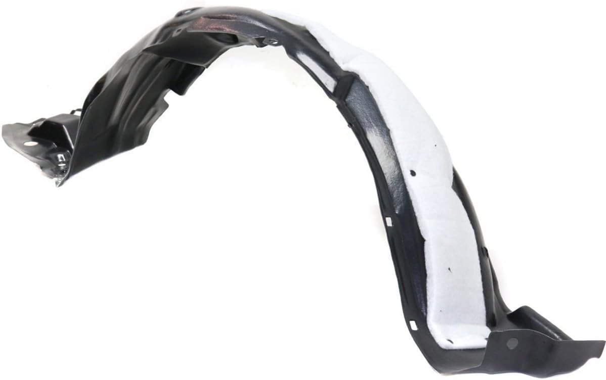 Front Fender Liner Vacuum Form Left Driver Side Direct Replacement Compatible With 2014-2016 Toyota Corolla TO1248178 5387602480