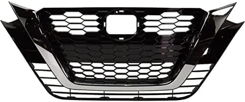 Front Grille Gloss Primed Plastic Direct Replacement Compatible With 2019-2022 Nissan Altima NI1200292 623106CG1A