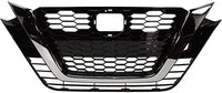 Front Grille Gloss Primed Plastic Direct Replacement Compatible With 2019-2022 Nissan Altima NI1200292 623106CG1A