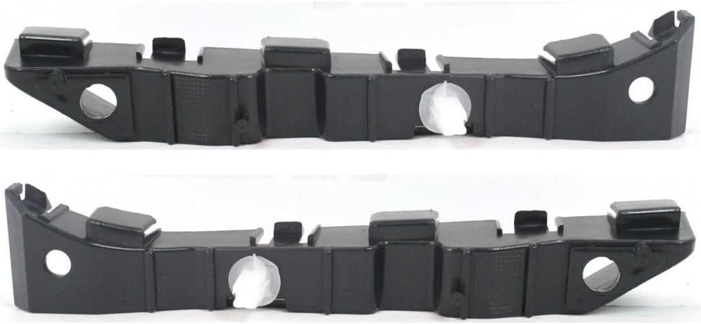 Set Of 2 Front Bumper Cover Bracket Left Driver & Right Passenger Side Direct Replacement Compatible With 2006-2011 Hyundai Accent HY1067113 HY1066113 865921E000 865911E000