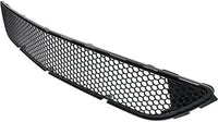 Front Bumper Center Grille Textured Plastic Direct Replacement Compatible With 2008-2011 Mercedes Benz C-Class MB1036120 2048850153