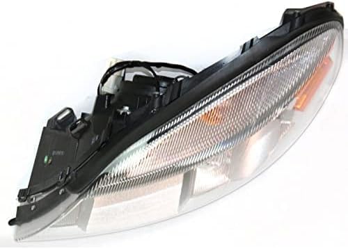 Set Of 2 Front Headlight Assembly Halogen Right Passenger & Left Driver Side Direct Replacement Compatible With 2004-2007 Ford Freestar/Mercury Monterey FO2502203 FO2503203