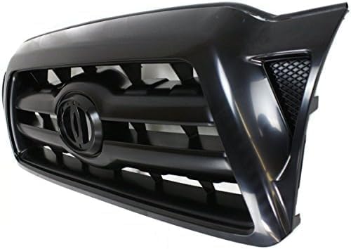 Front Grille Assembly Paintable Shell And Insert Plastic Direct Replacement Compatible With 2005-2010 Toyota Tacoma TO1200279 5310004370C0