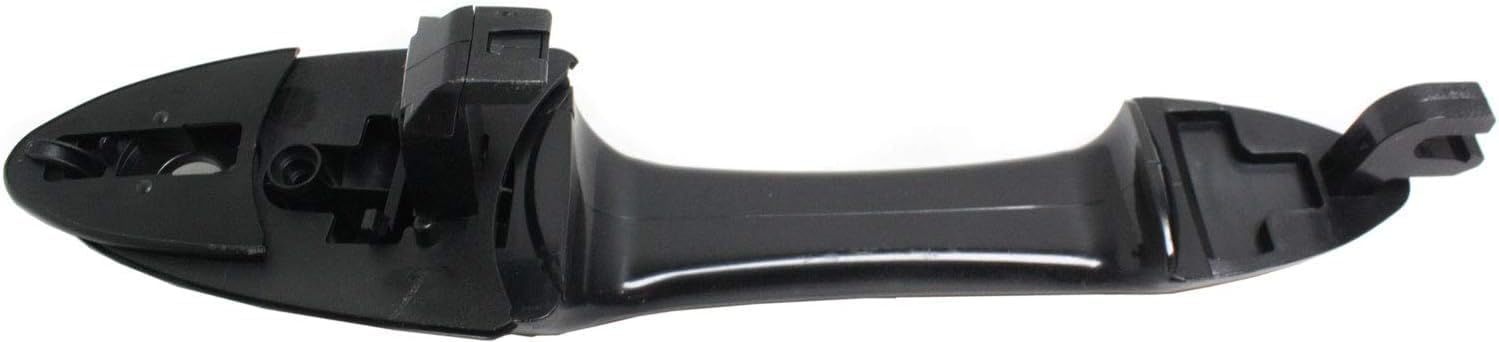 Front Outside Door Handle Smooth Black Left Driver Side Direct Replacement Compatible with 2000-2007 Ford Focus FO1310142 2T2Z7822404BAPTM