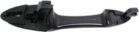 Front Outside Door Handle Smooth Black Left Driver Side Direct Replacement Compatible with 2000-2007 Ford Focus FO1310142 2T2Z7822404BAPTM