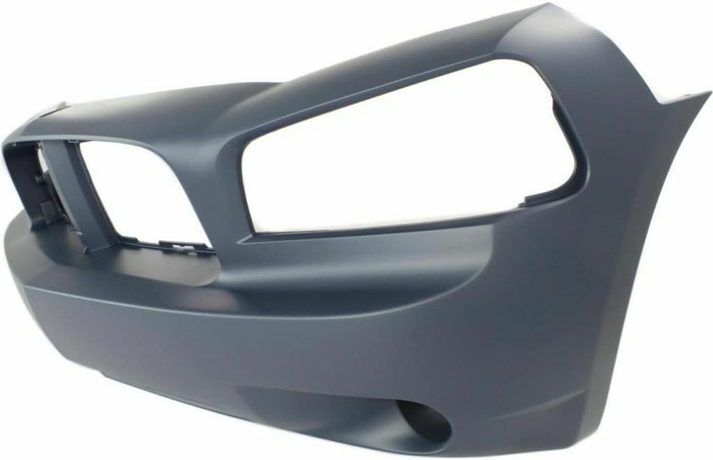 Front Bumper Cover Primed Direct Replacement Compatible With 2006-2010 Dodge Charger CH1000461 4806179AE