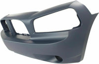 Front Bumper Cover Primed Direct Replacement Compatible With 2006-2010 Dodge Charger CH1000461 4806179AE