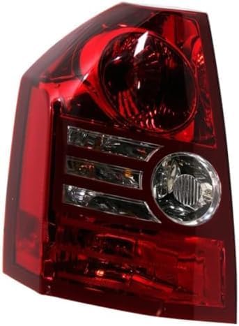Set Of 2 Tail Light Plastic Left Driver & Right Passenger Side Direct Replacement Compatible With 2008-2010 Chrysler 300 CH2819117 CH2818117 4806370AD 4806371AD