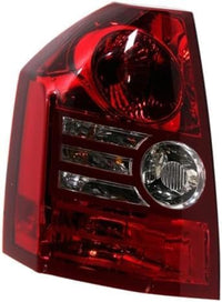 Set Of 2 Tail Light Plastic Left Driver & Right Passenger Side Direct Replacement Compatible With 2008-2010 Chrysler 300 CH2819117 CH2818117 4806370AD 4806371AD