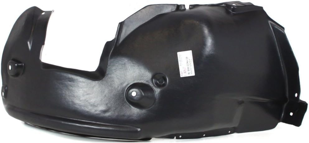 Front Fender Liner Rear Section Left Driver Side Direct Replacement Compatible With 2008-2013 BMW 1-Series BM1248105 51717166243