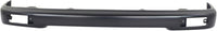 Front Bumper Primed Steel + Lower Valance Panel Textured + Signal Lights Left Driver & Right Passenger Side Direct Replacement Compatible With 1995-1997 Toyota Tacoma TO1002153