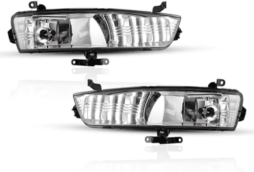 Front Bumper + Upper & Lower Grille Primed + Head Light + Fog Lamp Left Driver & Right Passenger Side Direct Replacement Compatible With 2007-2011 Hyundai Accent