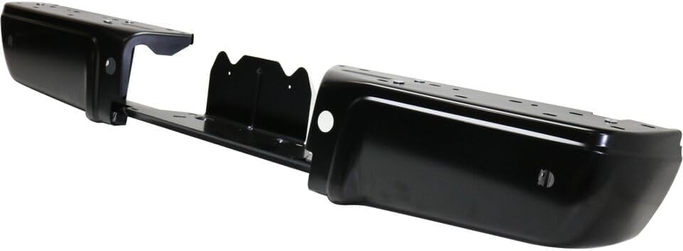 Step Bumper Face Bar Primed Steel With Reinforcement & Object Sensor Holes Direct Replacement Compatible With 2008-2016 Ford F-Series Super Duty FO1102370 9C3Z17906CPTM