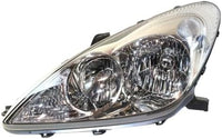 Set Of 2 Head Light Assembly Left Driver & Right Passenger Side Direct Replacement Compatible With 2002-2003 Lexus ES300 / 2004 ES330 LX2502114 LX2503114 8117033450 8113033450