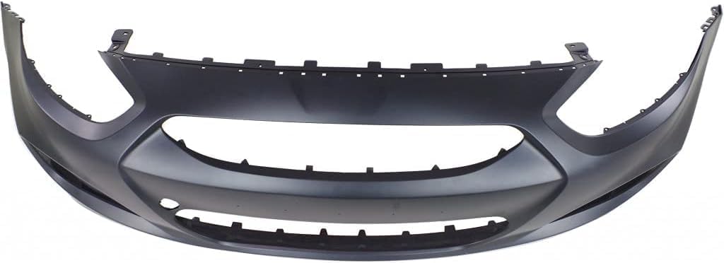 Front Bumper Cover Primed Direct Replacement Compatible With 2014-2017 Hyundai Accent HY1000201 865111R010