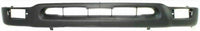 Front Bumper Chrome + Lower Valance + Head Light Filler Primed Left Driver & Right Passenger Side Direct Replacement Compatible With 2001-2004 Toyota Tacoma 2WD TO1088108 TO1089108