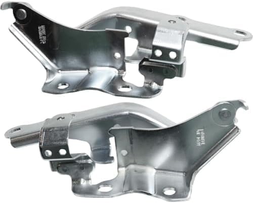 Set of 2 Front Hood Hinge Steel Right Passenger & Left Driver Side Direct Replacement Compatible with 2016-2021 Toyota Tacoma TO1236233 TO1236234 5341004020 5342004020