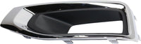 Front Fog Light Molding Primed With Chrome Bezel Right Passenger Side Direct Replacement Compatible With 2015-2020 GMC Yukon/XL GM1039187 22936427