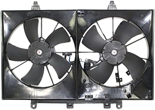 Front Dual Fan Assembly Direct Replacement Compatible with 2006-2008 Infiniti M35 / 2006-2010 M45 IN3115105 21481EH11B B1481EH11B