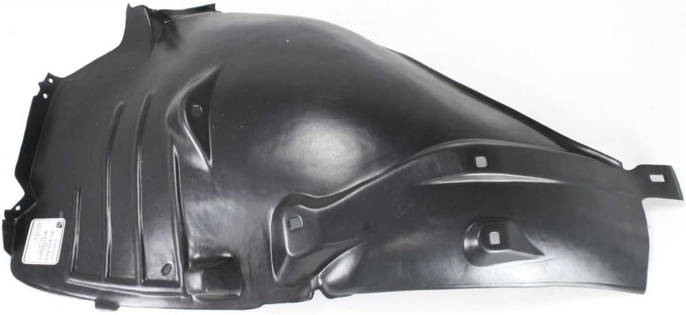 Front Section Fender Liner Left Driver Side Direct Replacement Compatible With 2003-2006 Mercedes Benz S-Class MB1248116 2206904530