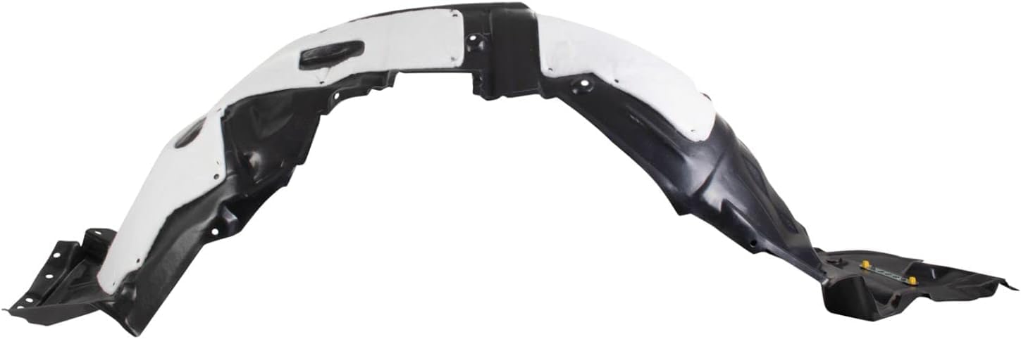 Front Fender Liner Left Driver Side Direct Replacement Compatible With 2010-2012 Lexus LS460 / LS600h LX1248130 5380650061
