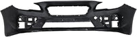 Front Bumper Cover Primed Plastic + Upper & Lower Grille Direct Replacement Compatible With 2015-2017 Subaru WRX