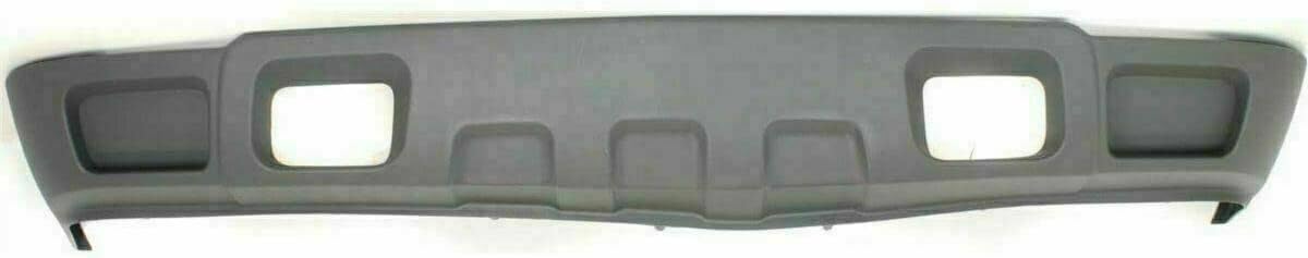 Front Bumper Primed + Upper Cover + Lower Valance Textured + Outer Brace Bracket LH & RH Side Direct Replacement Compatible With Chevrolet Silverado 1500 2003-2006 GM1051110 GM1002417